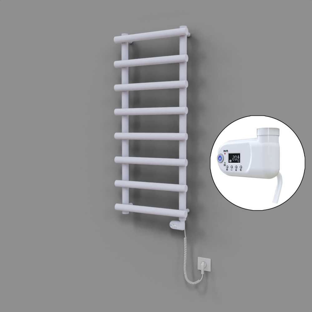 Amazon Dekoratif Elektrikli Havlupan 500x1150 Beyaz (Thesis Termostat) 600W - 1