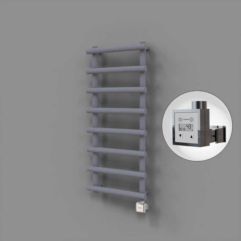 Amazon Dekoratif Elektrikli Havlupan 500x1150 Gri (KTX3 Termostat) 600W 