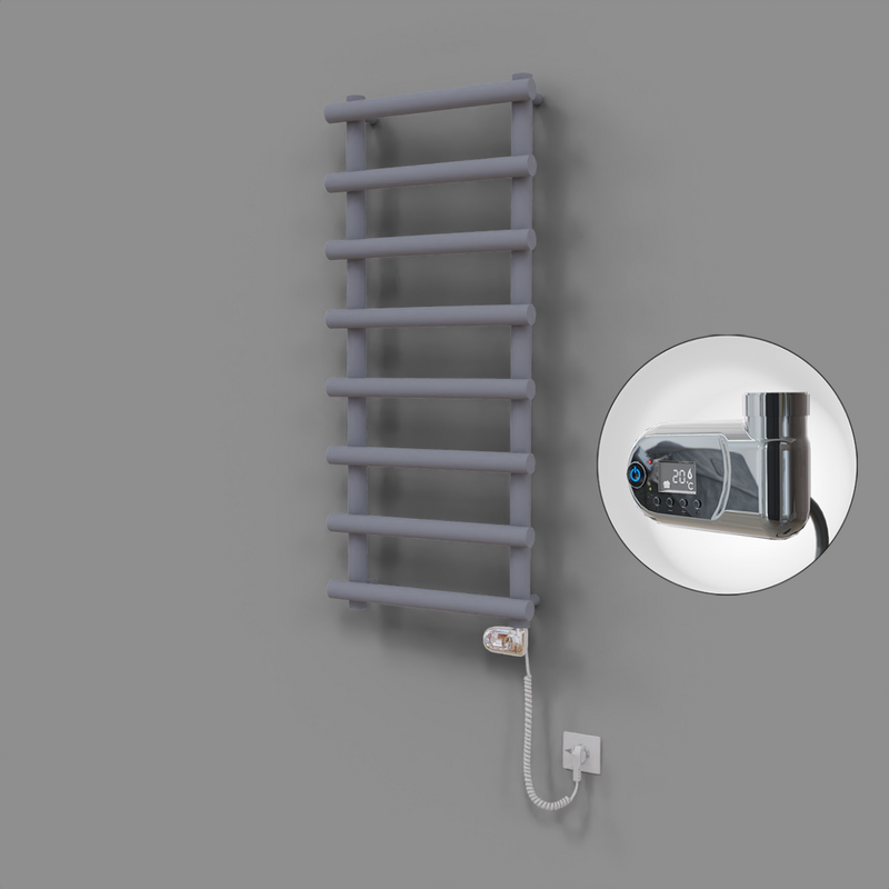 Amazon Dekoratif Elektrikli Havlupan 500x1150 Gri (Thesis Termostat) 600W 