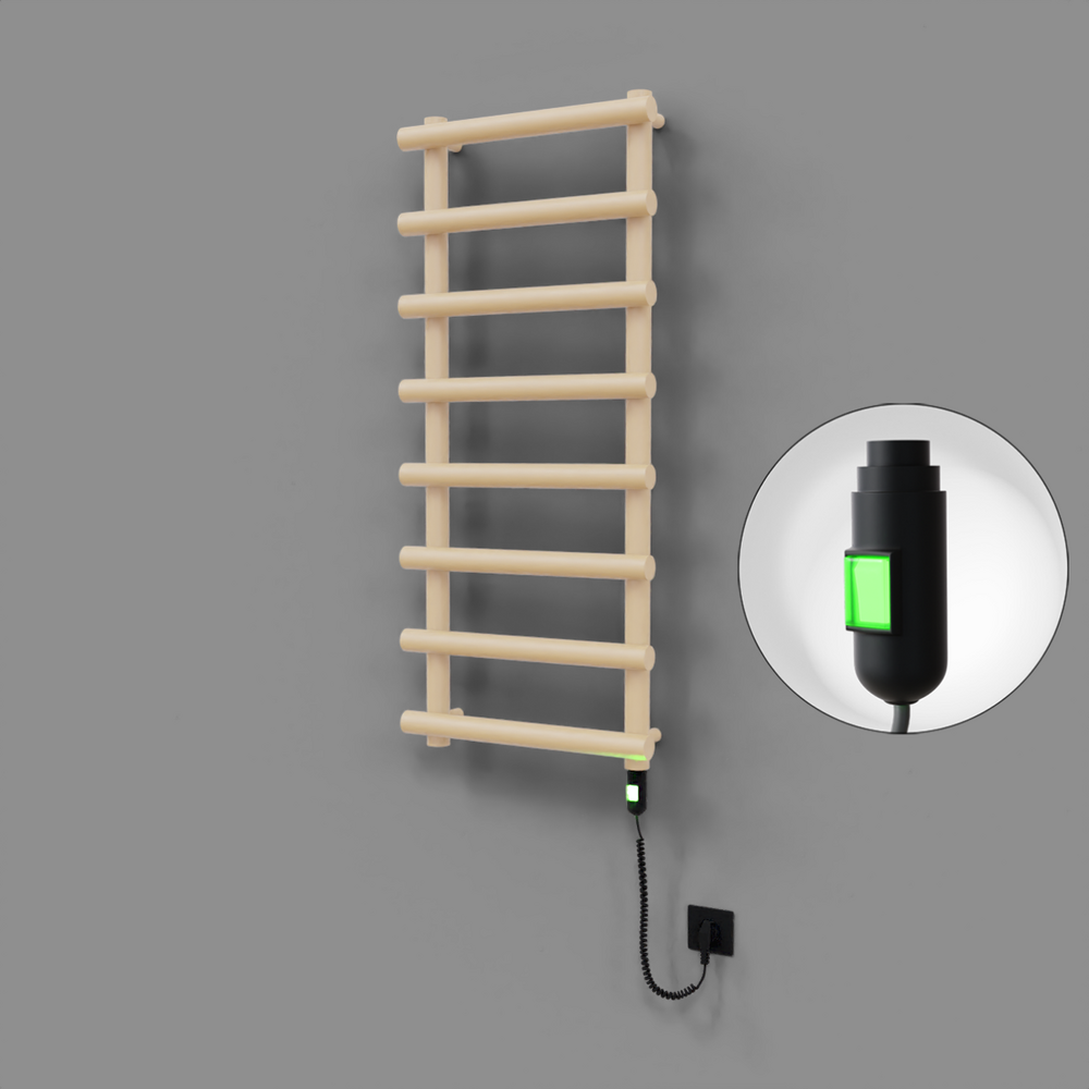 Amazon Dekoratif Elektrikli Havlupan 500x1150 Kapuçino (On/Off Düğmeli) 600W - 1
