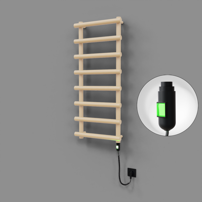 Amazon Dekoratif Elektrikli Havlupan 500x1150 Kapuçino (On/Off Düğmeli) 600W