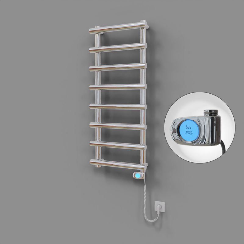 Amazon Dekoratif Elektrikli Havlupan 500x1150 Krom (Musa Termostat) 300W 