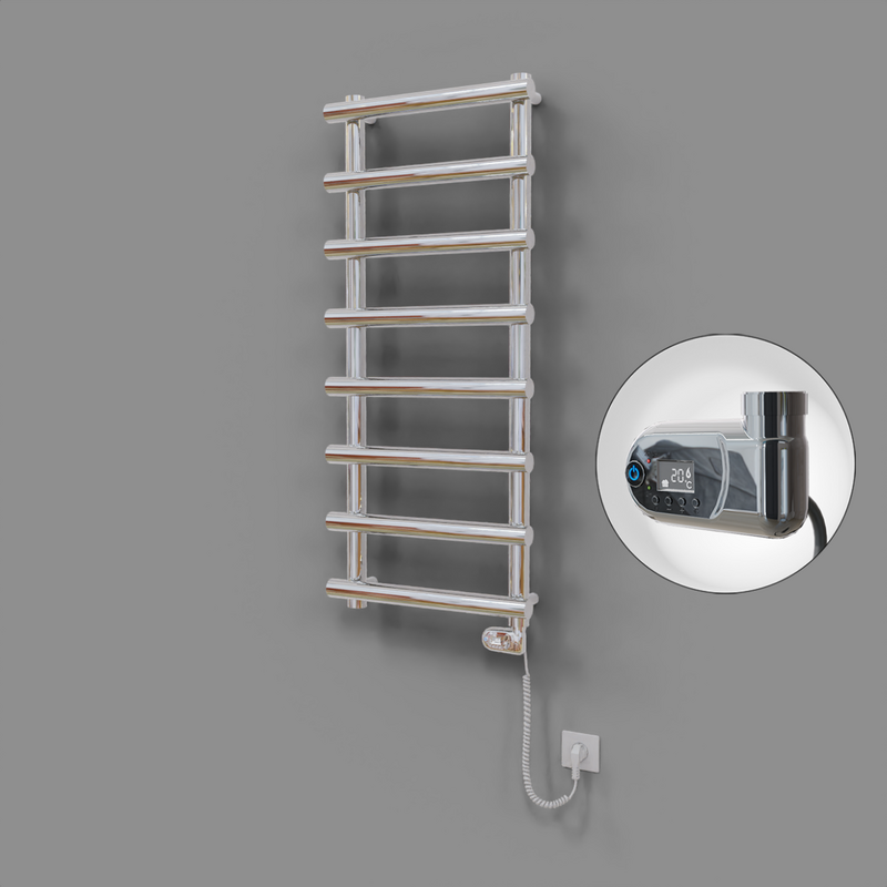 Amazon Dekoratif Elektrikli Havlupan 500x1150 Krom (Thesis Termostat) 300W 
