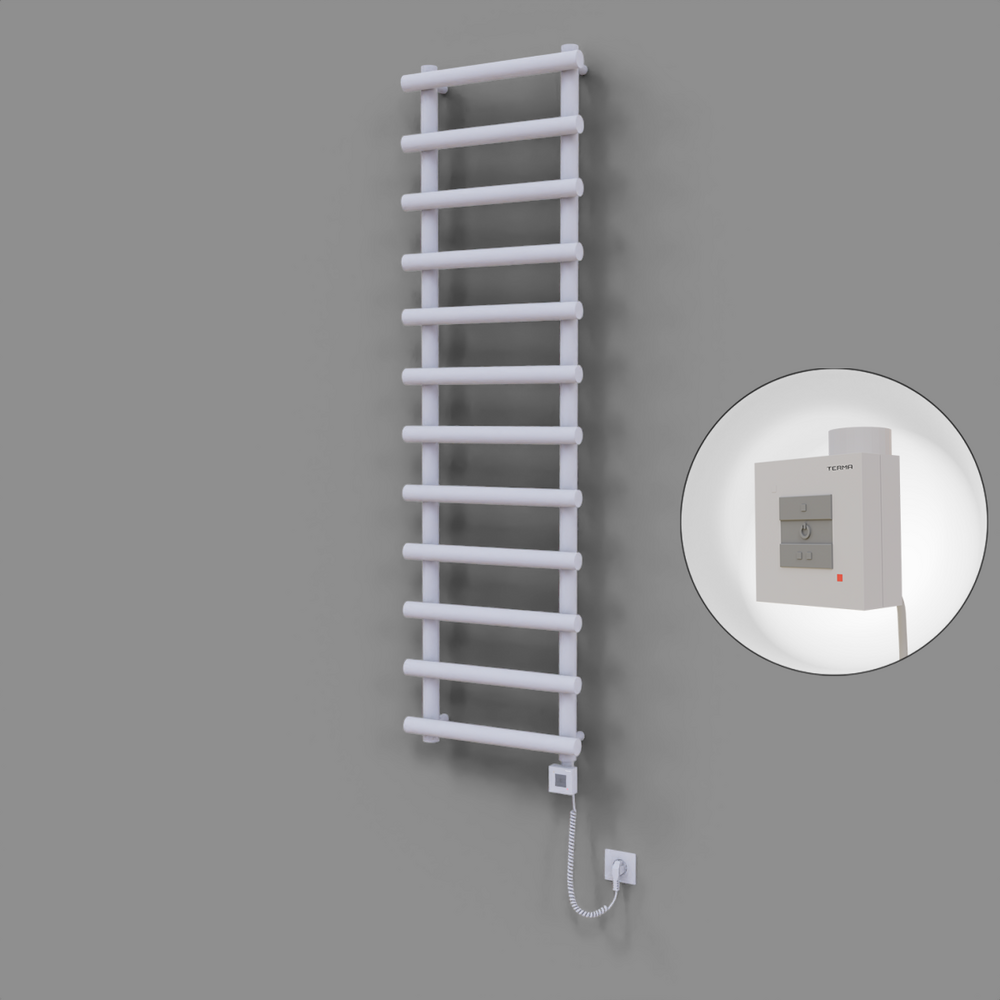 Amazon Dekoratif Elektrikli Havlupan 500x1750 Beyaz (KTX1 Termostat) 1000W Spiral Kablolu - 1