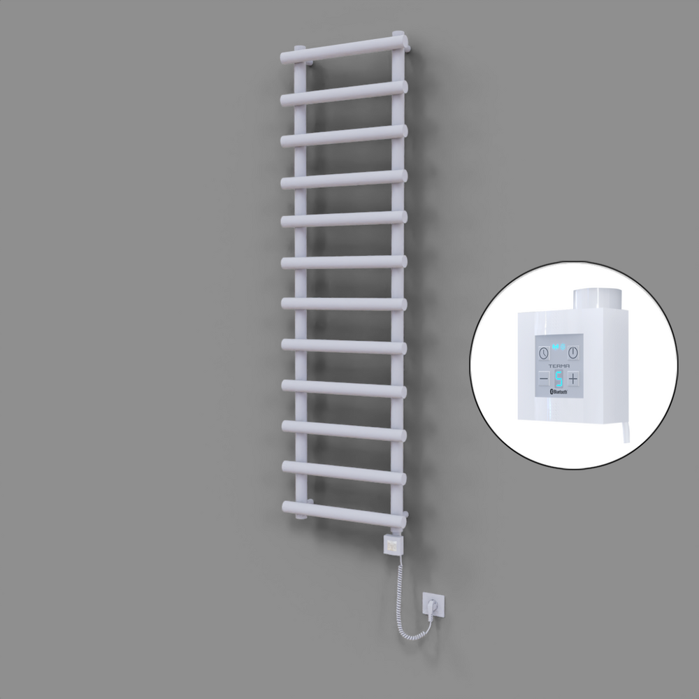 Amazon Dekoratif Elektrikli Havlupan 500x1750 Beyaz (KTX4 Termostat) 1000W Spiral Kablolu - 1