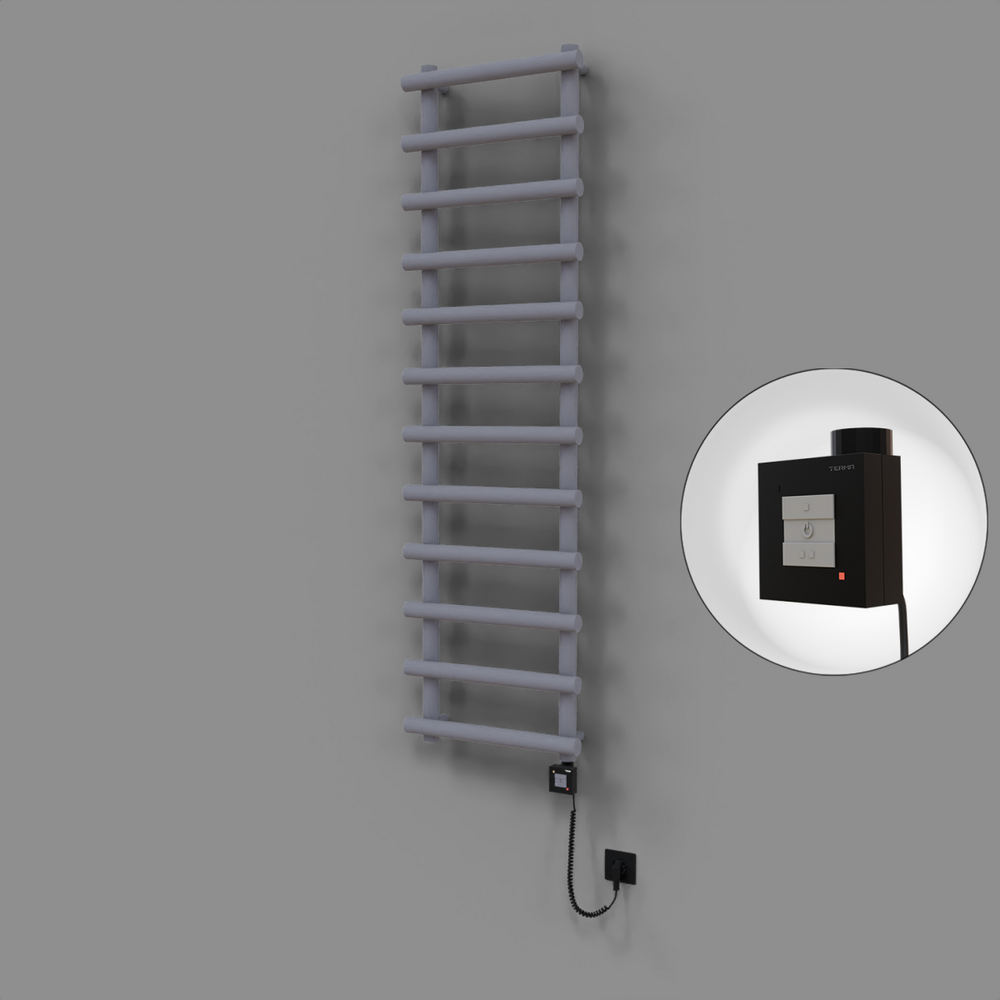 Amazon Dekoratif Elektrikli Havlupan 500x1750 Gri (KTX1 Termostat) 1000W Spiral Kablolu - 1
