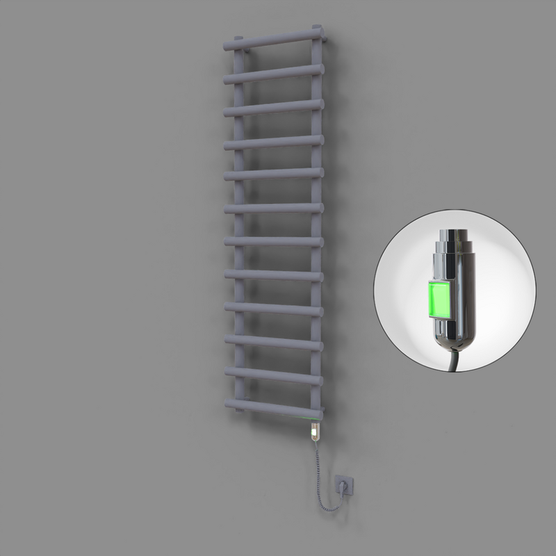 Amazon Dekoratif Elektrikli Havlupan 500x1750 Gri (On/Off Düğmeli) 900W 