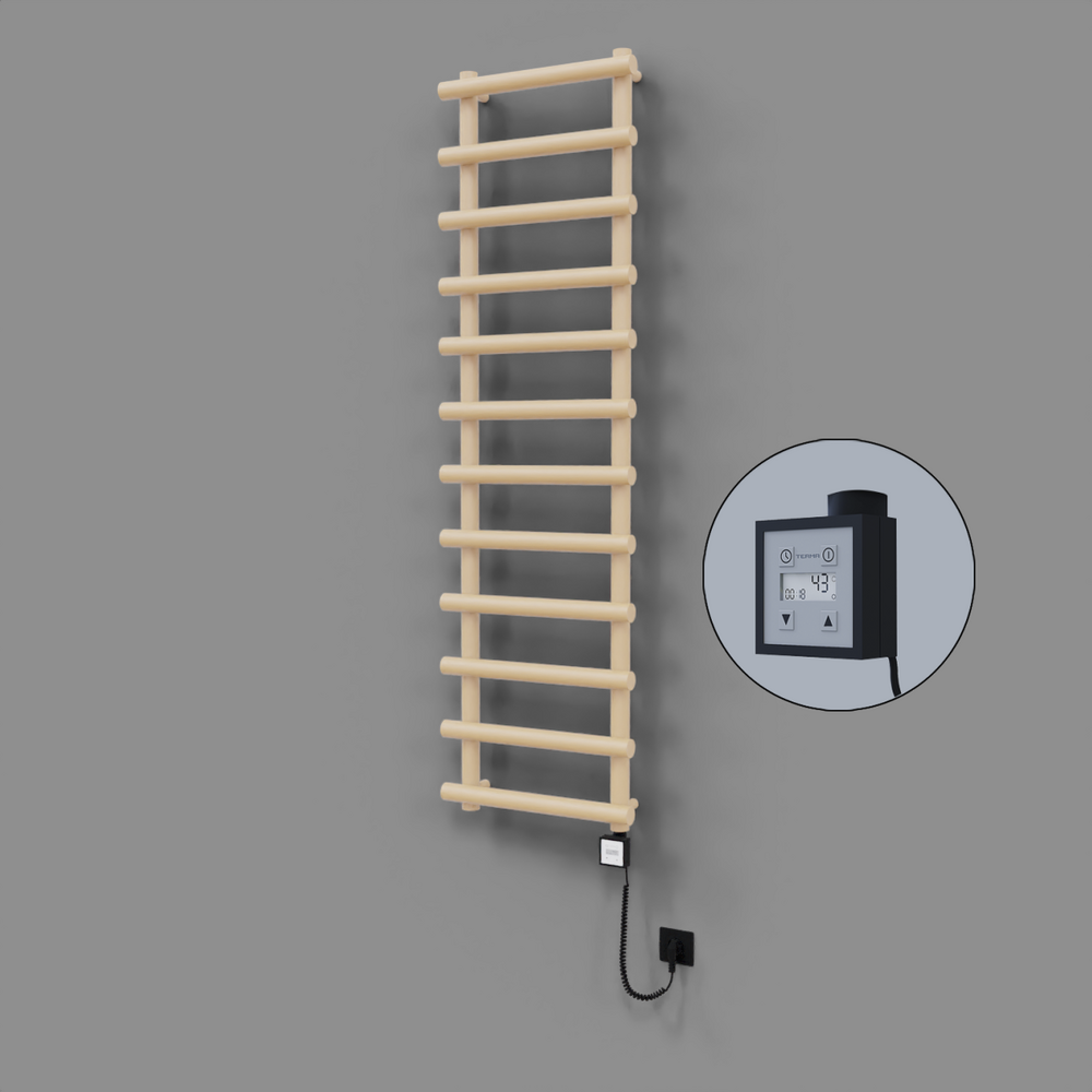 Amazon Dekoratif Elektrikli Havlupan 500x1750 Kapuçino (KTX3 Termostat) 1000W Spiral Kablolu - 1