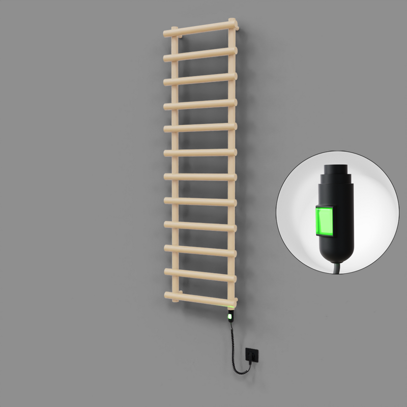 Amazon Dekoratif Elektrikli Havlupan 500x1750 Kapuçino (On/Off Düğmeli) 900W 