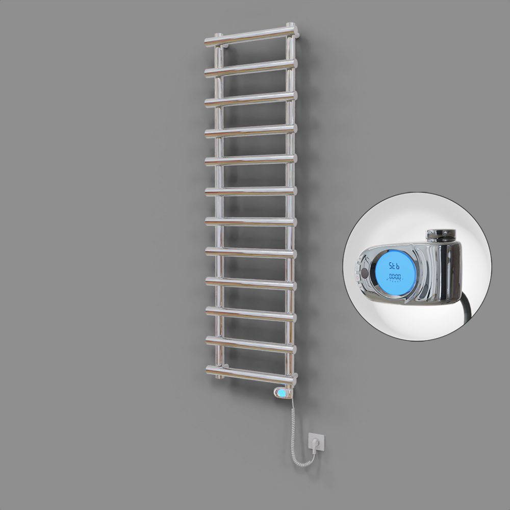 Amazon Dekoratif Elektrikli Havlupan 500x1750 Krom (Musa Termostat) 600W - 1