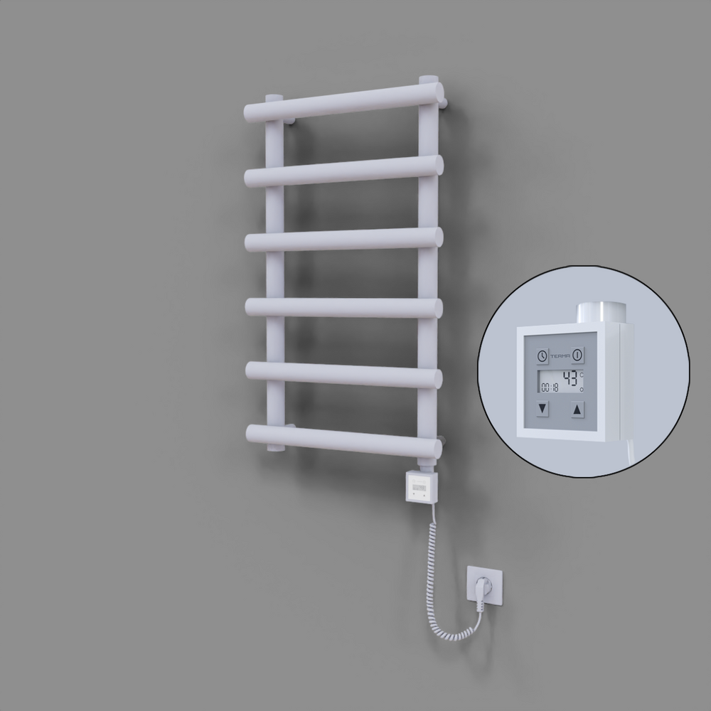 Amazon Dekoratif Elektrikli Havlupan 500x850 Beyaz (KTX3 Termostat) 300W Spiral Kablolu - 1