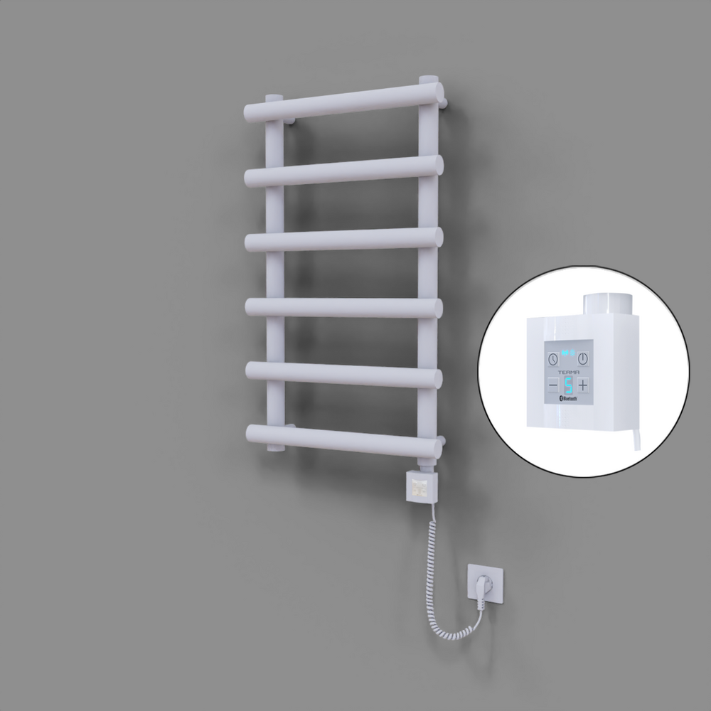 Amazon Dekoratif Elektrikli Havlupan 500x850 Beyaz (KTX4 Termostat) 300W Spiral Kablolu - 1
