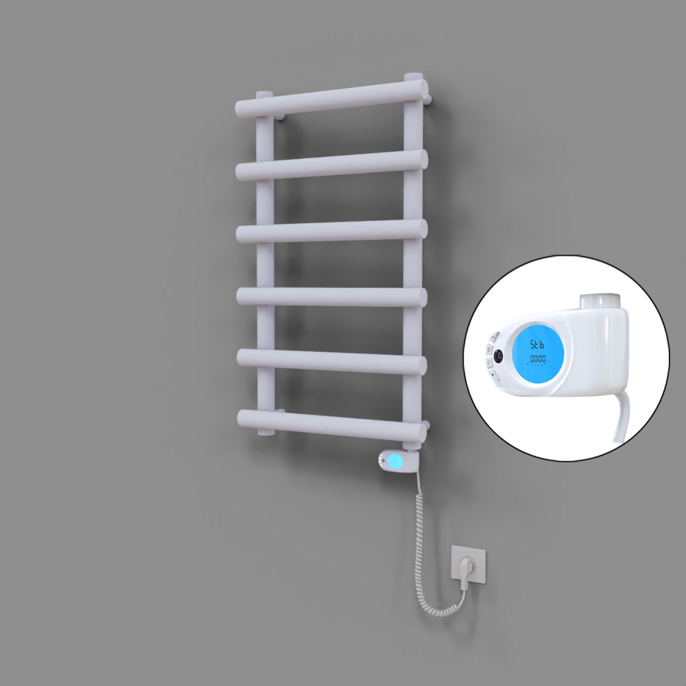 Amazon Dekoratif Elektrikli Havlupan 500x850 Beyaz (Musa Termostat) 300W - 1