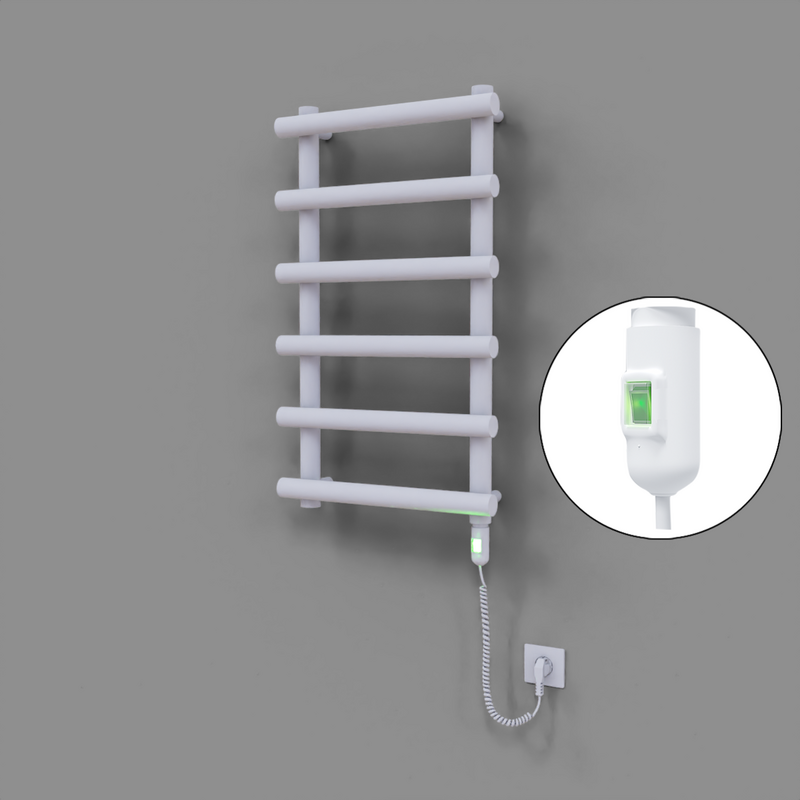 Amazon Dekoratif Elektrikli Havlupan 500x850 Beyaz (On/Off Düğmeli) 300W 