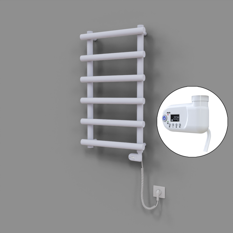 Amazon Dekoratif Elektrikli Havlupan 500x850 Beyaz (Thesis Termostat) 300W 