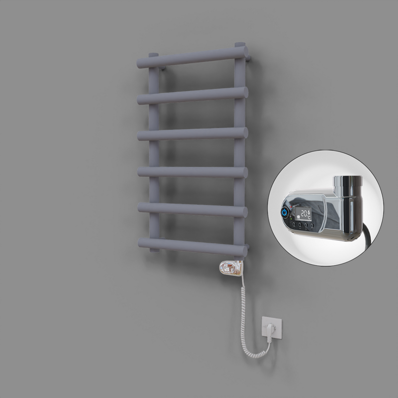 Amazon Dekoratif Elektrikli Havlupan 500x850 Gri (Thesis Termostat) 300W 