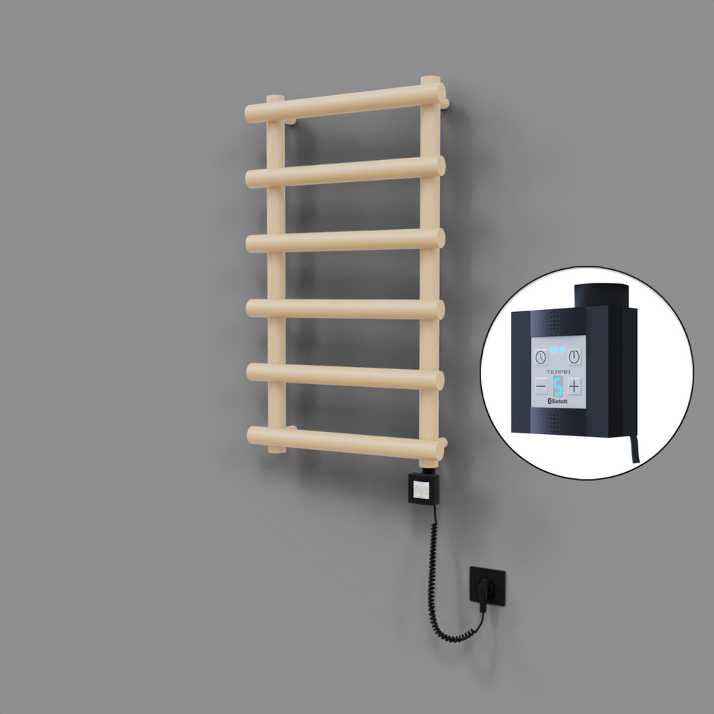 Amazon Dekoratif Elektrikli Havlupan 500x850 Kapuçino (KTX4 Termostat) 300W Spiral Kablolu - 1