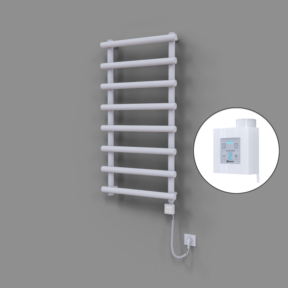 Amazon Dekoratif Elektrikli Havlupan 600x1150 Beyaz (KTX4 Termostat) 600W Spiral Kablolu - 1