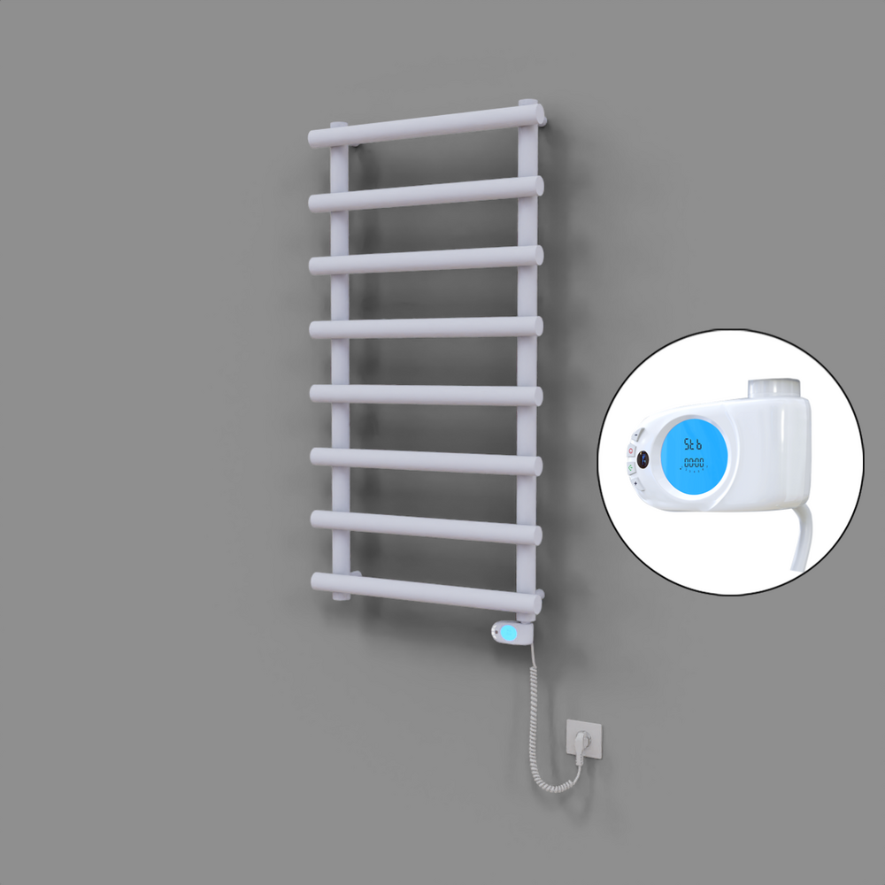 Amazon Dekoratif Elektrikli Havlupan 600x1150 Beyaz (Musa Termostat) 600W - 1