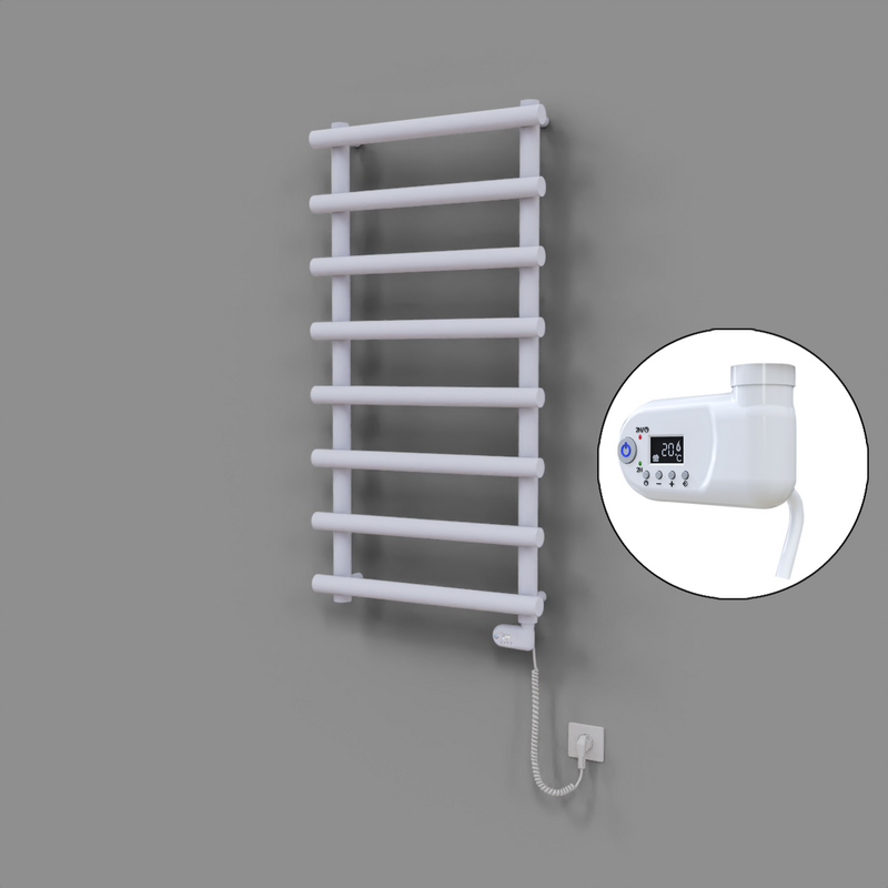Amazon Dekoratif Elektrikli Havlupan 600x1150 Beyaz (Thesis Termostat) 600W 