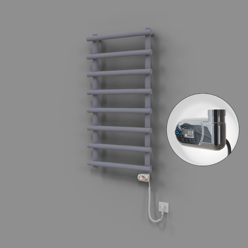 Amazon Dekoratif Elektrikli Havlupan 600x1150 Gri (Thesis Termostat) 600W 