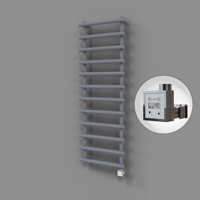 Amazon Dekoratif Elektrikli Havlupan 600x1750 Gri (KTX3 Termostat) 1000W 