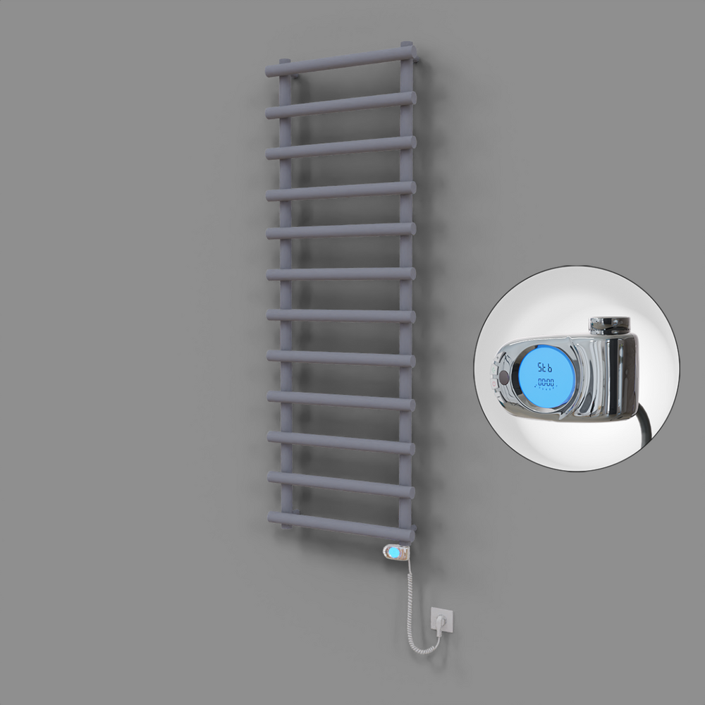 Amazon Dekoratif Elektrikli Havlupan 600x1750 Gri (Musa Termostat) 900W - 1