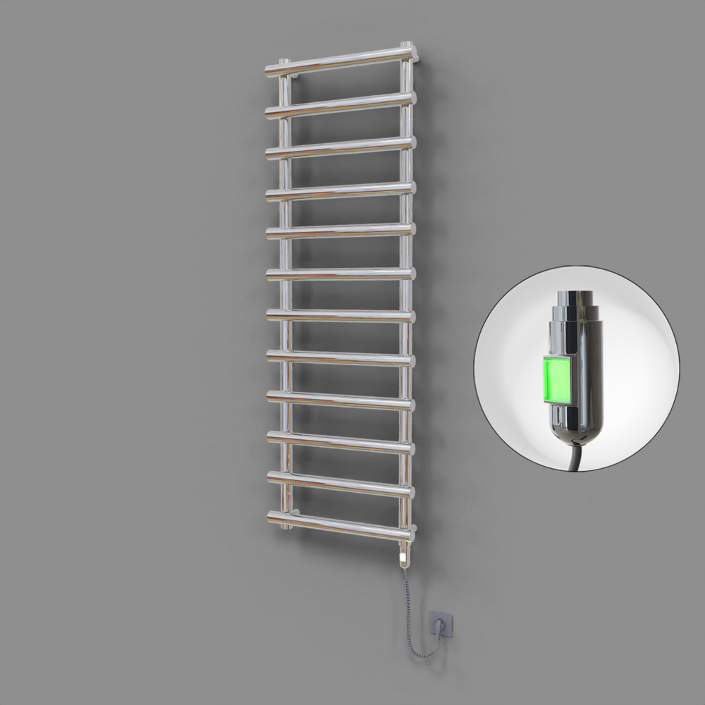 Amazon Dekoratif Elektrikli Havlupan 600x1750 Krom (On/Off Düğmeli) 600W - 1