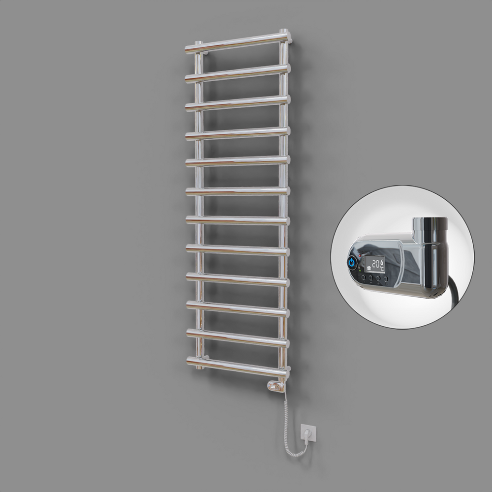Amazon Dekoratif Elektrikli Havlupan 600x1750 Krom (Thesis Termostat) 600W - 1