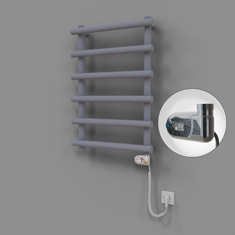 Amazon Dekoratif Elektrikli Havlupan 600x850 Gri (Thesis Termostat) 300W 