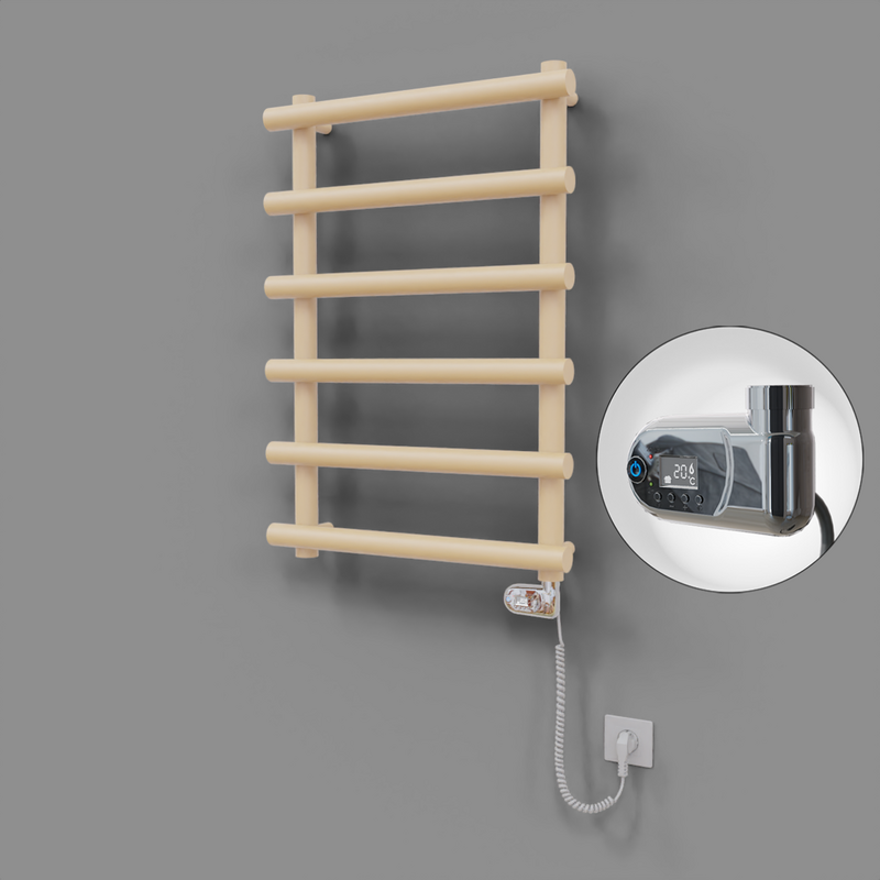 Amazon Dekoratif Elektrikli Havlupan 600x850 Kapuçino (Thesis Termostat) 300W 