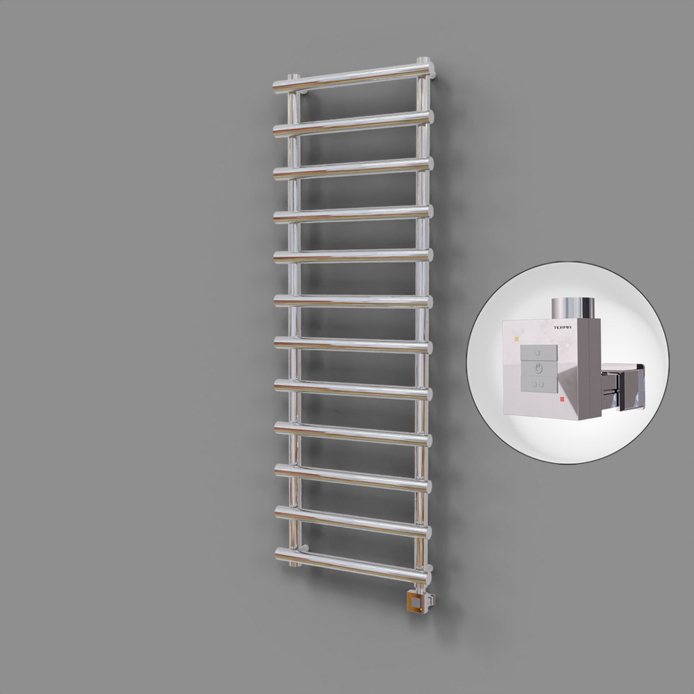 Amazon Dekoratif Elektrikli Havlupan 600x850 Krom (KTX1 Termostat) 200W - 1