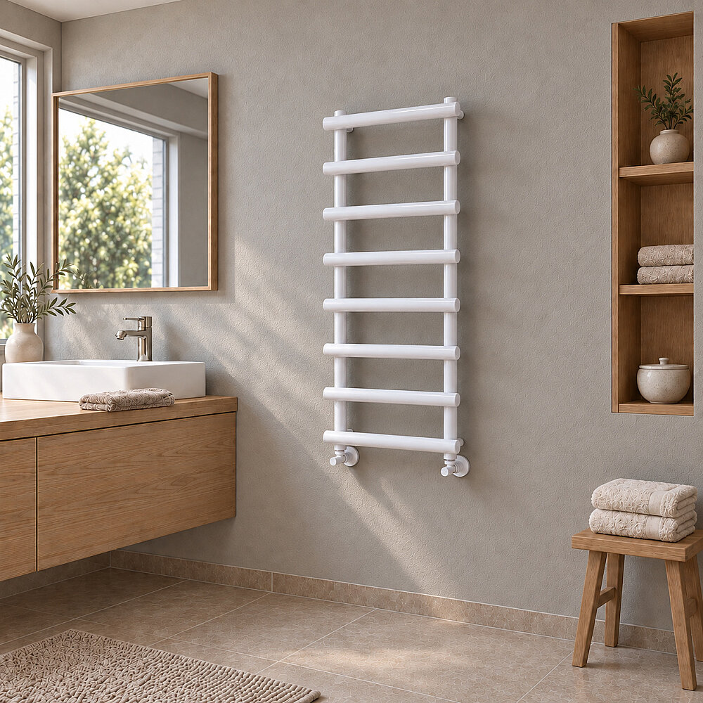 Amazon Sèche-serviettes Décoratif 500x1150 Blanc - 1