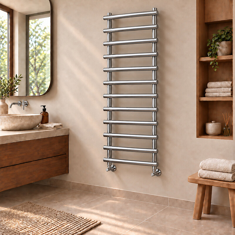 Amazon Sèche-serviettes Décoratif 600x1750 Chrome