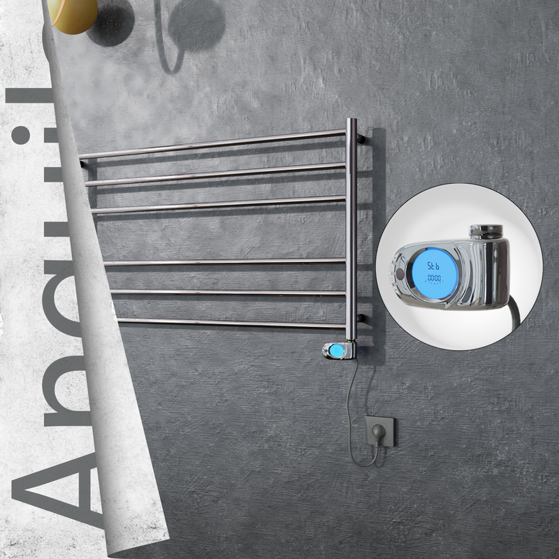 Angulia Elektrikli Paslanmaz Çelik Havlupan 1000x590 Satine Altın (Musa Termostat) 200W 