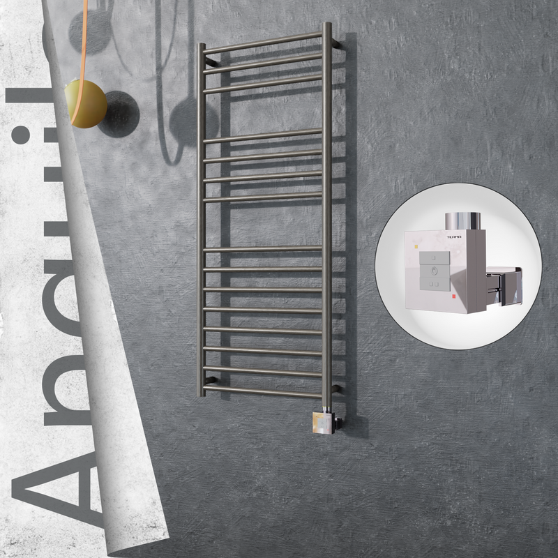 Angulia Elektrikli Paslanmaz Çelik Havlupan 500x1210 Satin Polisaj (KTX1 Termostat) 200W 
