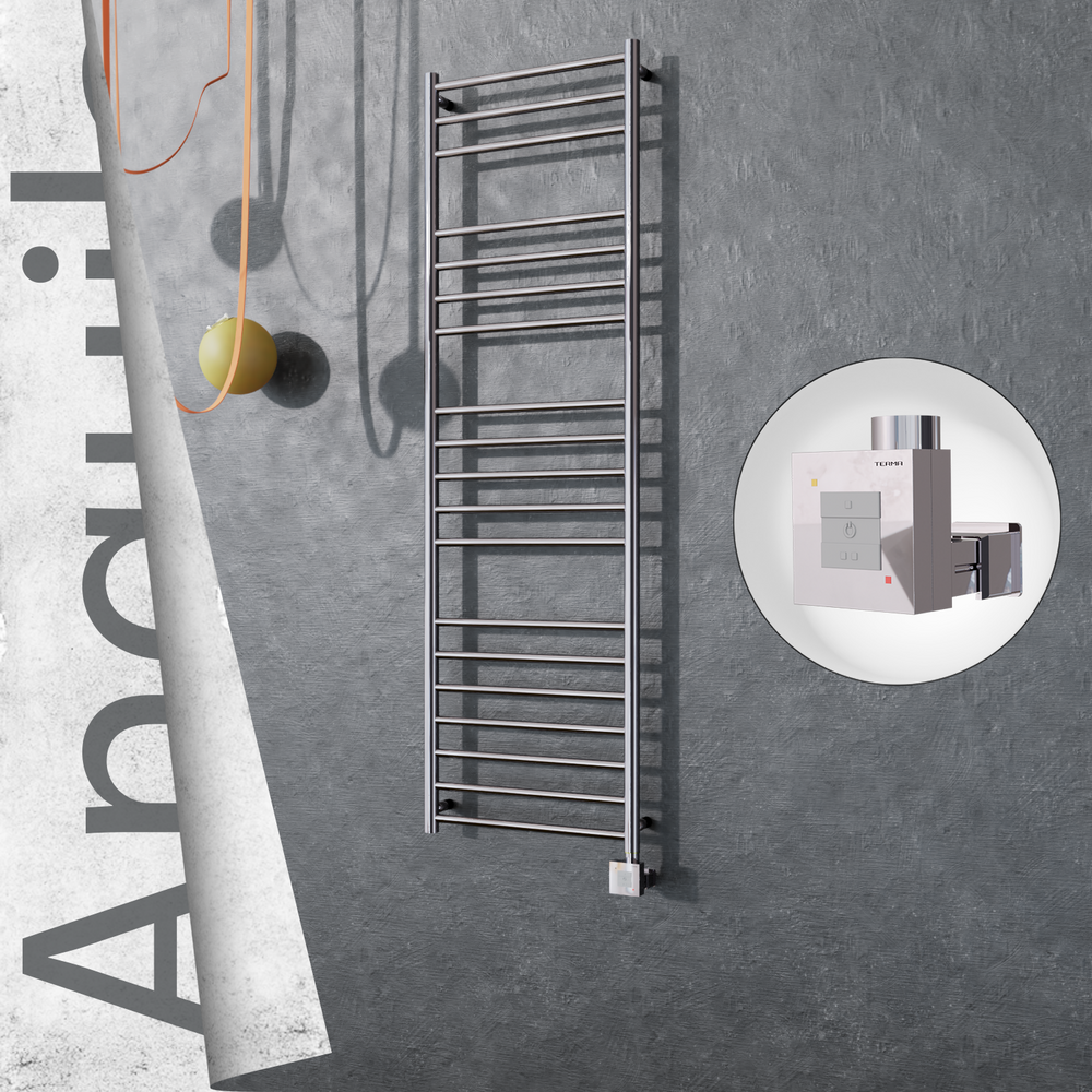 Angulia Elektrikli Paslanmaz Çelik Havlupan 500x1630 Ayna Polisaj (KTX1 Termostat) 300W - 1