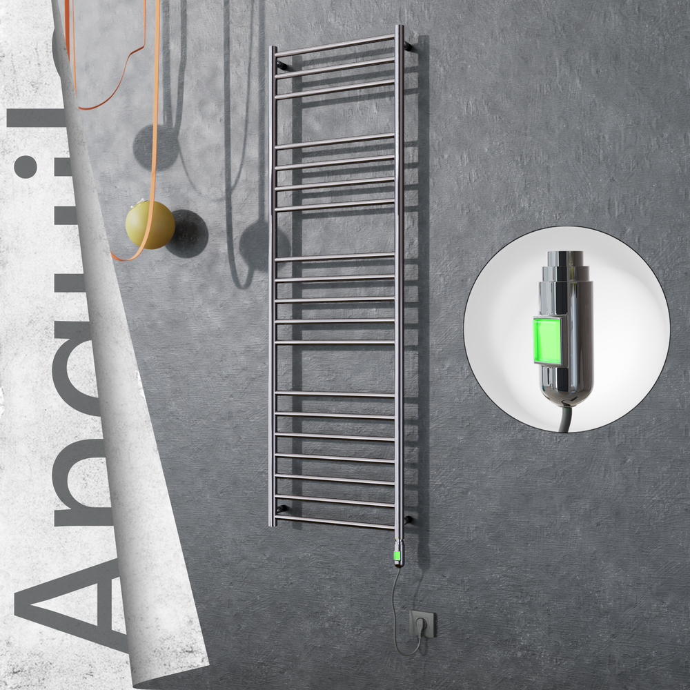 Angulia Elektrikli Paslanmaz Çelik Havlupan 500x1630 Ayna Polisaj (On/Off Düğmeli) 300W - 1