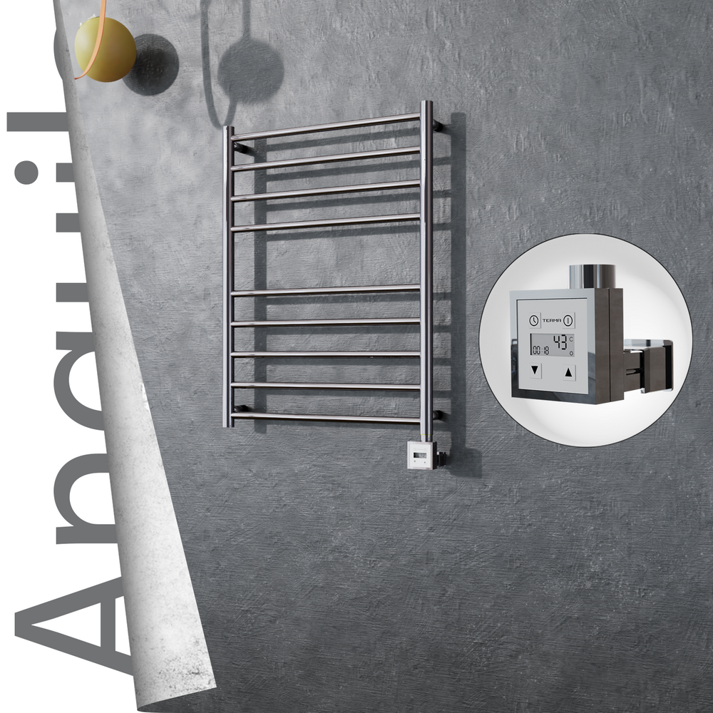 Angulia Elektrikli Paslanmaz Çelik Havlupan 600x790 Ayna Polisaj (KTX3 Termostat) 200W - 1