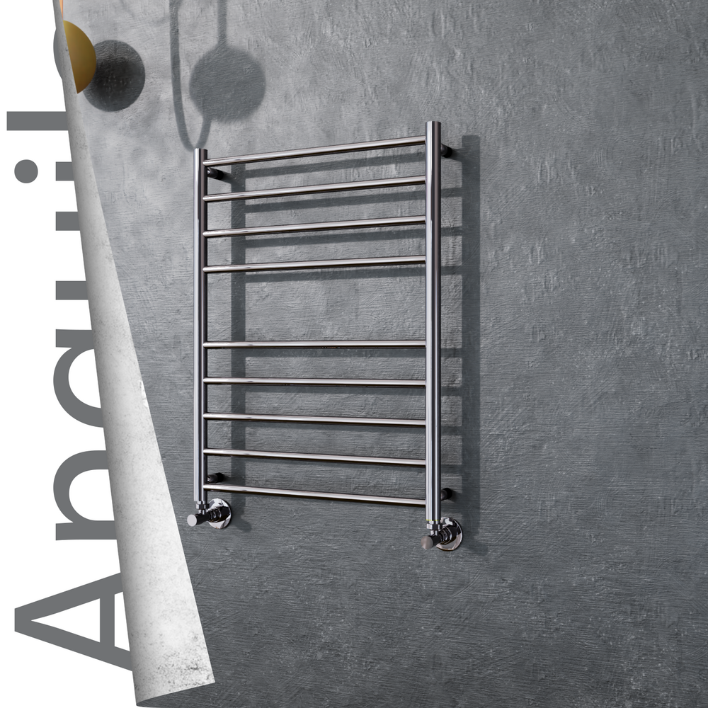 Angulia Sèche-serviettes en Inox 500x1210 Poli Miroir - 1