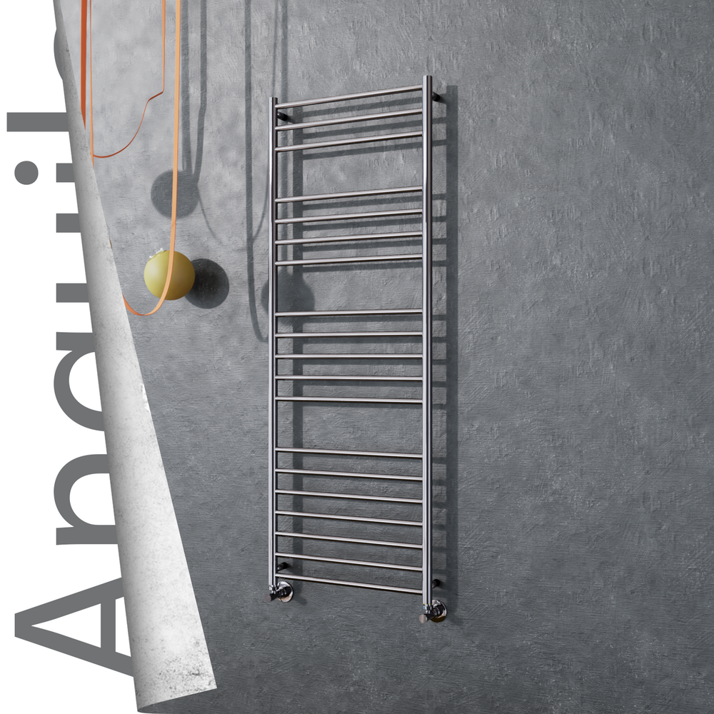 Angulia Sèche-serviettes en Inox 600x790 Poli Miroir - 1