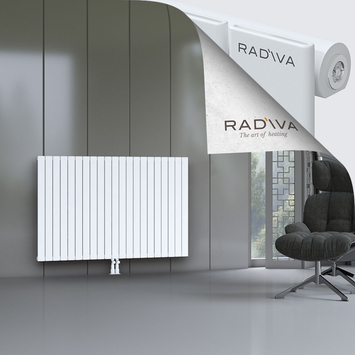 Arno Aluminium Radiator 1000x1550 White Bottom Middle 50mm