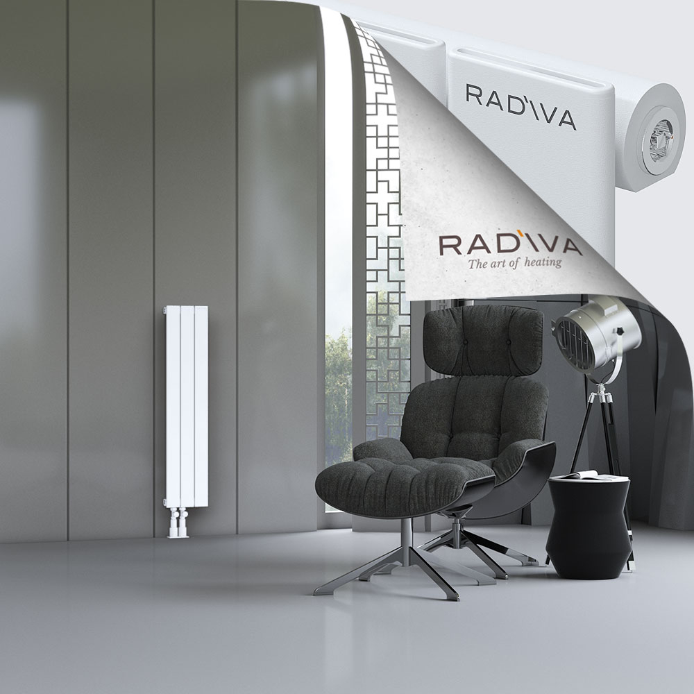 Arno Aluminium Radiator 1000x218 White - 4