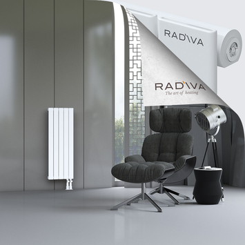 Arno Aluminium Radiator 1000x366 White Bottom Right 50mm