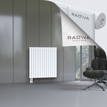 Arno Aluminium Radiator 1000x958 White Bottom Left 50mm