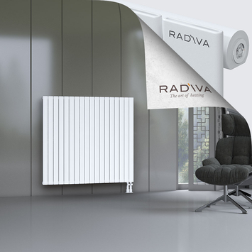 Arno Aluminium Radiator 1200x1328 White Bottom Right 50mm