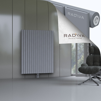 Arno Aluminium Radiator 1500x1180 Grey Bottom Middle 50mm