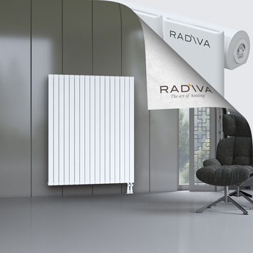 Arno Aluminium Radiator 1500x1254 White Bottom Right 50mm