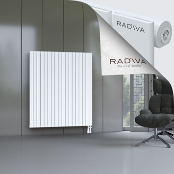 Arno Aluminium Radiator 1500x1328 White Bottom Right 50mm