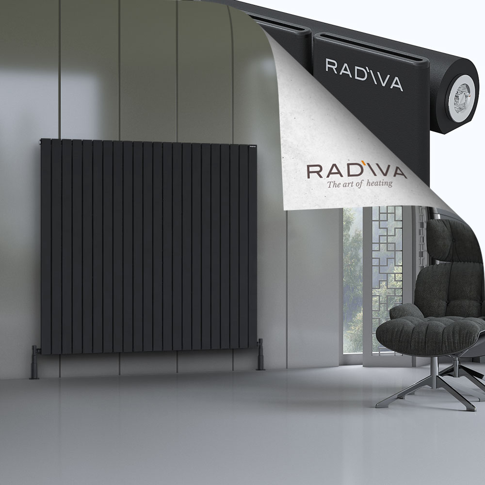 Arno Aluminium Radiator 1500x1624 Black - 1